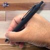 Pilot Explorer Ballpoint Pen Matte Black - Holding the pen comfortably image