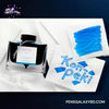 Pilot Iroshizuku Kon-Peki - 50ml Bottled Ink - Second Image With Writing Sample