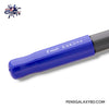 Pilot Kakuno Fountain Pen - Blue/Gray - Cap close-up image