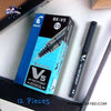 PILOT BX Hi-Tec point V5 Pen 12 PC - Black with box front image