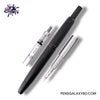 Pilot Vanishing Point Fountain Pen in Matte Black - 18K Gold - With converter 40 and inside mechanism image