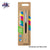 Parker Jotter retractable ballpoint pen in its original brown kraft paper packaging, featuring a silver and black pen with colorful branding accents.