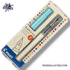 Pilot Kakuno Fountain Pen - Turquoise/White - Packaging Box 